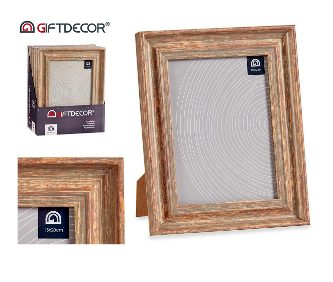 Copper Wood Effect Photo Frame 
